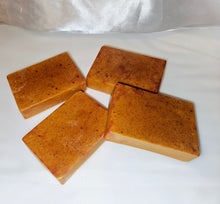 Load image into Gallery viewer, Turmeric Kojic Pomegranate Cider Body Brightening Bar